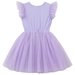 Designer Kidz Unicorn S/S Tutu Dress - Lavender