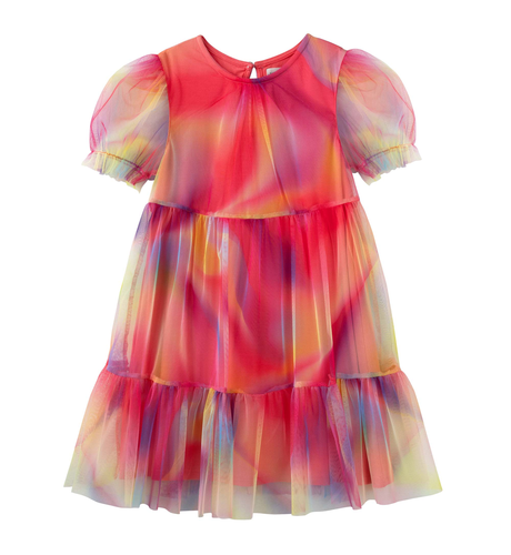 Designer Kidz Galaxy Tiered Tulle Dress