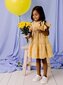 Designer Kidz Alice Gingham Tiered Dress - Yellow Broderie