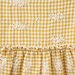 Designer Kidz Alice Gingham Tiered Dress - Yellow Broderie