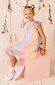 Designer Kidz Rainbow Sparkle Twirl Dress