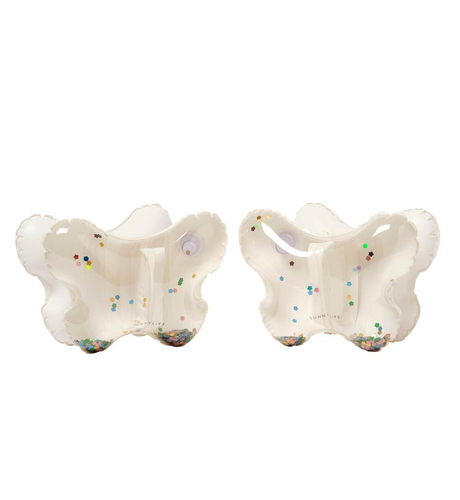 Sunnylife Inflatable Arm Bands - Cotton Candy Glitter