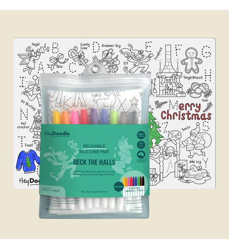 Hey Doodle Deck The Halls Playmat - Large