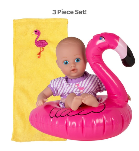 Adora Splashtime Baby Doll & Acc - Flamingo