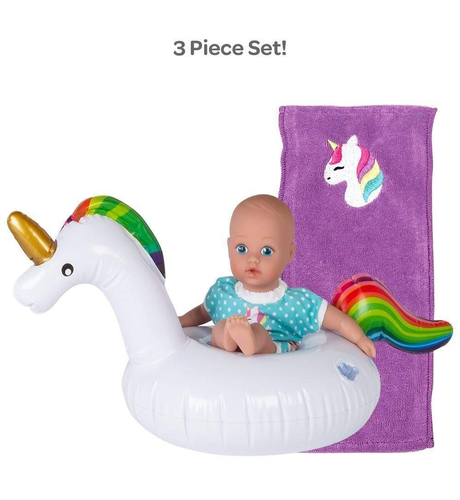 Adora Splashtime Baby Doll & Acc - Unicorn