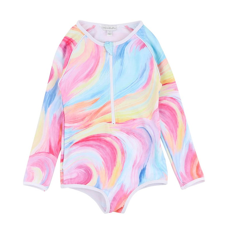 Minihaha Cali Print L/S Rash Suit