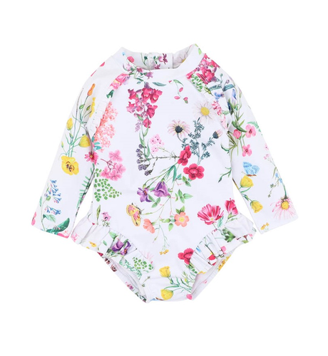 Minihaha Ivy L/S Baby Sunsuit