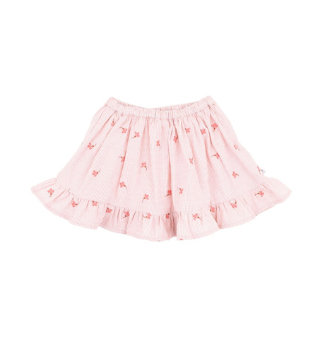 Fox & Finch Songbird Embroidered Skirt w Shorts