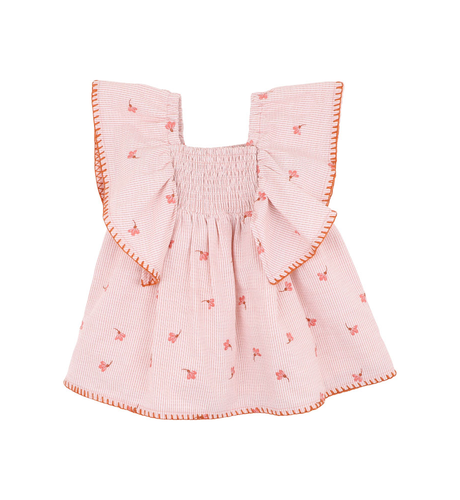 Fox & Finch Songbird Embroidered Baby Dress