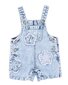 Fox & Finch Grow Wild Flower Applique Baby Denim Overall