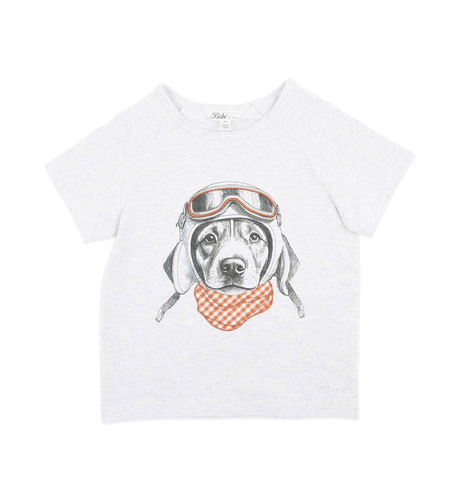 Bebe Harlan Aviation Dog Tee