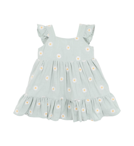 Bebe Tess Emb. Daisy Baby Dress