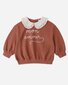 Quincy Mae Collared Sweatshirt - Mon Amour