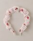 Noralee Gathered Headband - Red Hearts