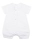 Bebe Linen Blend S/S Dressy Romper