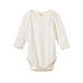 Nature Baby L/S Bodysuit Pointelle - Natural