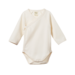 Nature Baby L/S Kimono Bodysuit - Natural