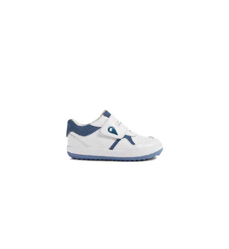 Bobux I-Walk Baseline Sneaker - White-Elemental Blue