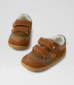 Bobux Step Up Hunter Sneaker - Caramel-Bronze Green