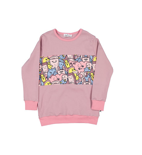 Kissed By Radicool Critters Longline Crew(Pre-order)