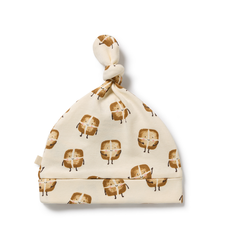 Wilson & Frenchy Hot Cross Buns Organic Knot Hat