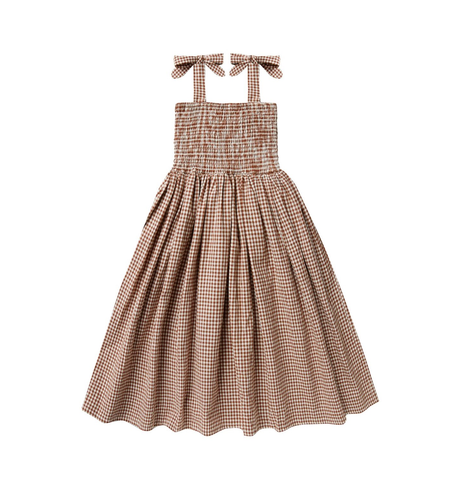 Rylee + Cru Ivy Dress - Redwood Gingham
