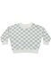 Rylee + Cru Sweatshirt - Light Blue Check
