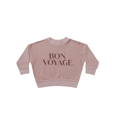 Rylee + Cru Terry Crewneck - Bon Voyage