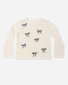 Rylee + Cru Crochet Knit Pullover - Bows
