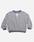 Rylee + Cru Oversized Crew - Marine Stripe