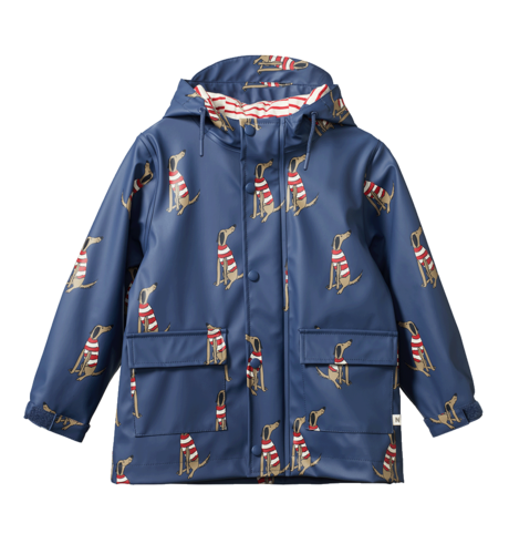 Nature Baby Raincoat - Best Friend Indigo Print