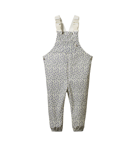 Nature Baby Splash Overalls - Briarwood Heron Print