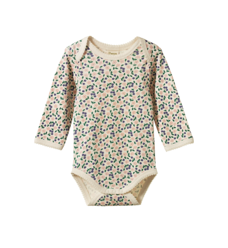 Nature Baby L/S Bodysuit - Briarwood Print