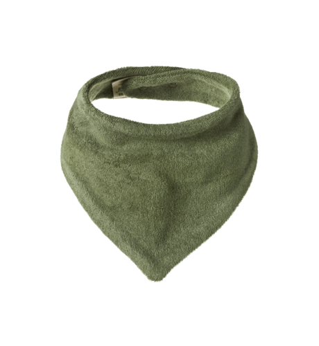 Nature Baby Triangle Bib Terry - Nettle