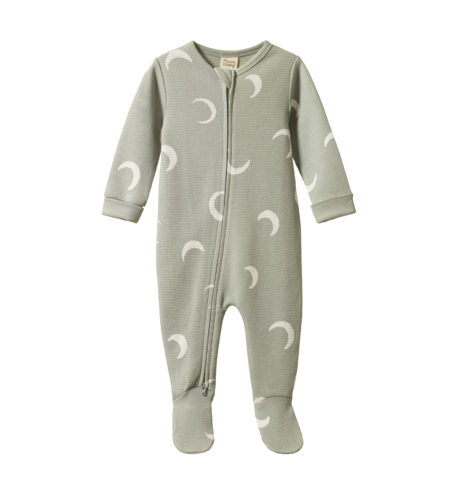 Nature Baby Dreamlands Suit Waffle - Crescent Print