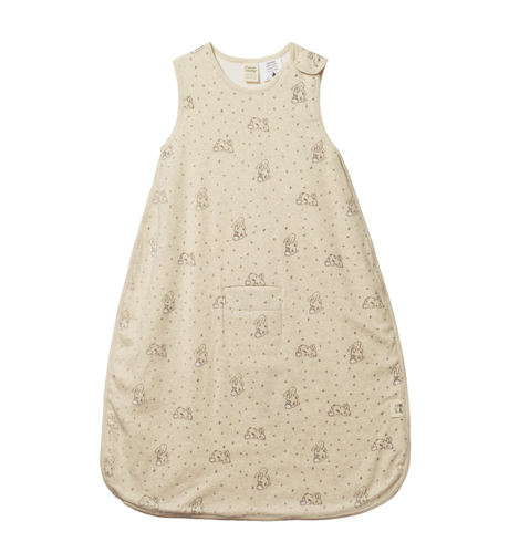 Nature Baby Organic Cotton & Merino Sleeping Bag - Bramble Burrow Sleep Print