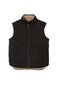 Milky Reversible Sherpa Puffer Vest - Midnight Blue