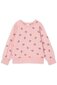 Milky Blossom Fleece Sweat - Blush Pink