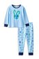 Milky Rascal Bunny Pj's - Steel Blue