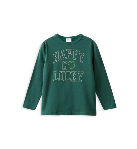 Milky Happy Go Lucky Tee - Ivy Green