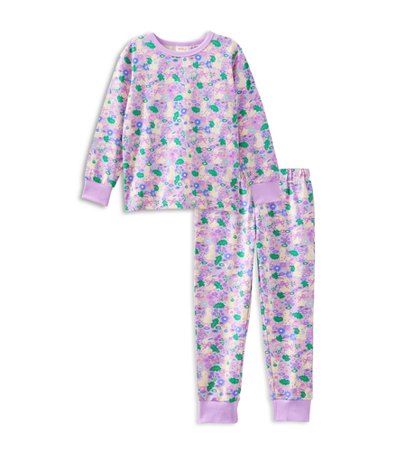 Milky Bunny & the Blossoms Pj's - Soft Lilac