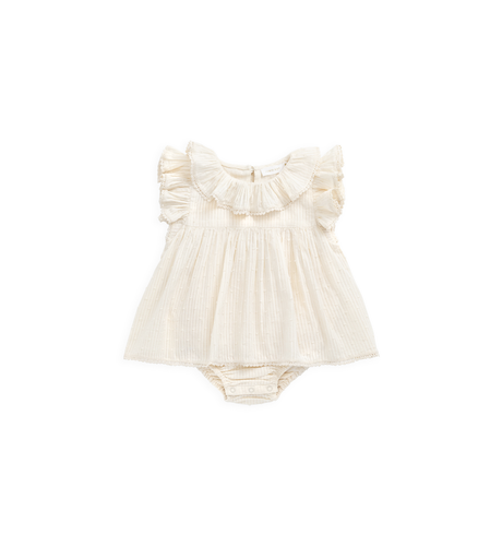 Jamie Kay Organic Cotton Frannie Playsuit - Parchment