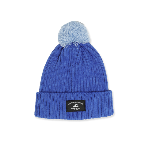 Hello Stranger Pom Pom Beanie - Blue