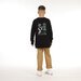 Hello Stranger Boys Explorer Raglan Crew - Black