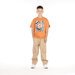 Hello Stranger Boys Happy S/S Tee - Orange