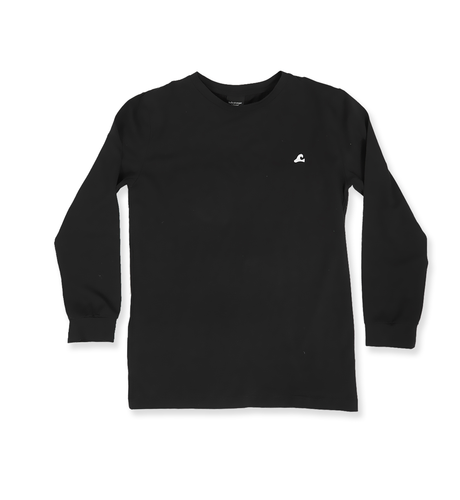 Hello Stranger Boys Happy Tee L/S Tee - Black