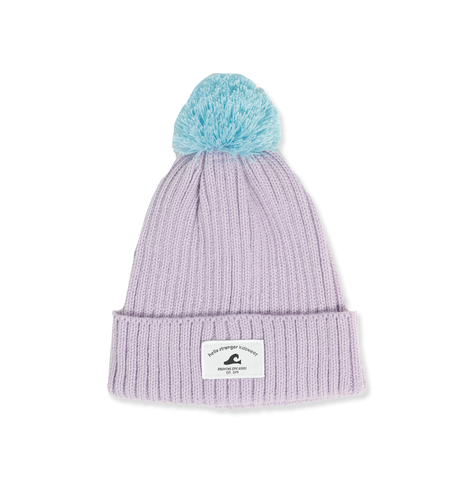 Hello Stranger Pom Pom Beanie - Lilac