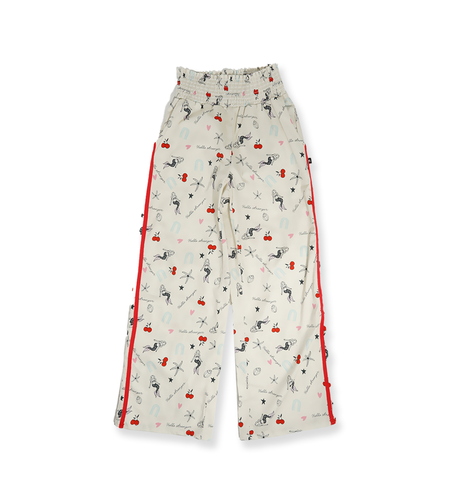 Hello Stranger Girls Playful Pant  - Red Stripe