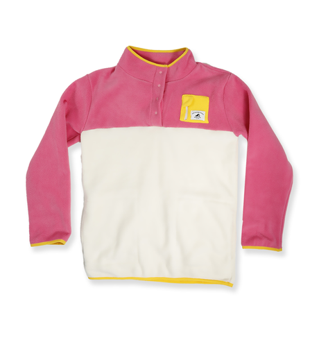 Hello Stranger Girls Adventure Fleece - Pink Cream