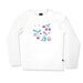 Hello Stranger Girls Mermaid L/S Tee - White